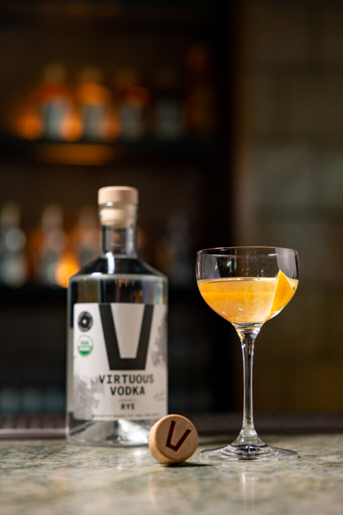 V Grapefruit Martini Virtuous Vodka